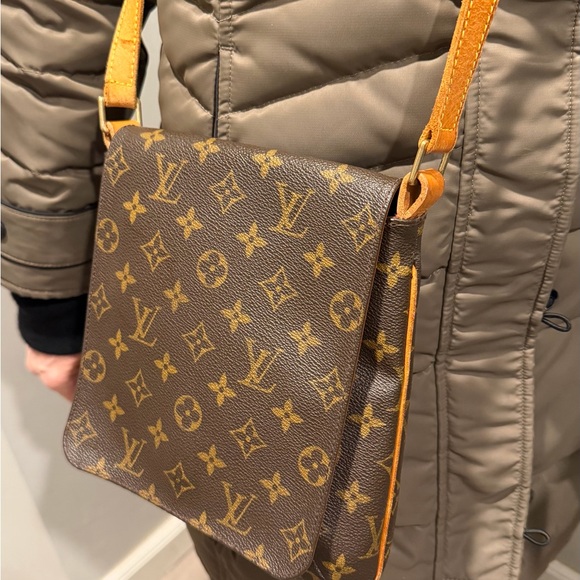 Vintage Louis Vuitton Brown Monogram Crossbody Bag